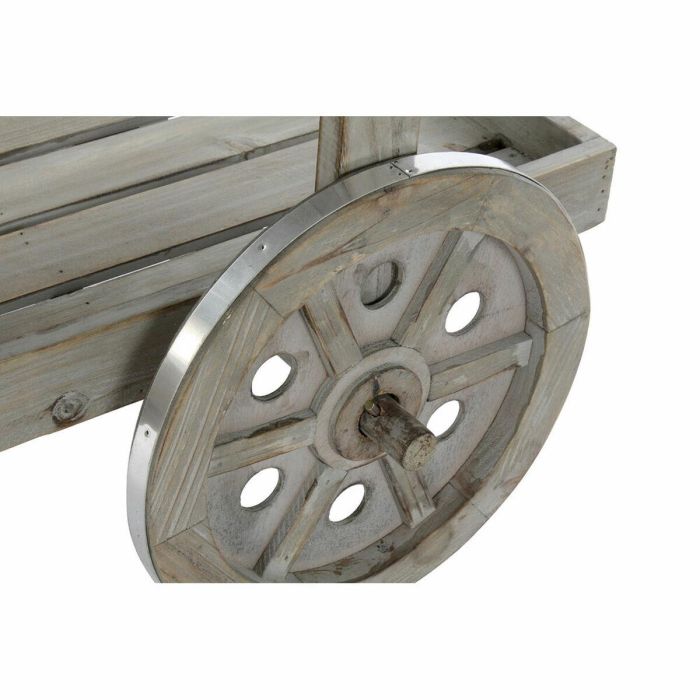 DKD Home Decor Carro para Jardín Shabby Chic Marrón Claro con Ruedas, Desmontable, de Abeto y Pizarra 41x109x87 cm 2 DKD Home Decor Carro para Jardín Shabby Chic Marrón Claro con Ruedas, Desmontable, de Abeto y Pizarra 41x109x87 cm 2