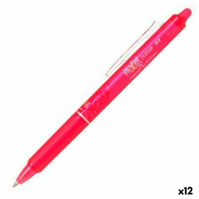 Bolígrafo Pilot Frixion Clicker Tinta borrable Rosa 0,4 mm 12 Unidades 0 Bolígrafo Pilot Frixion Clicker Tinta borrable Rosa 0,4 mm 12 Unidades 0