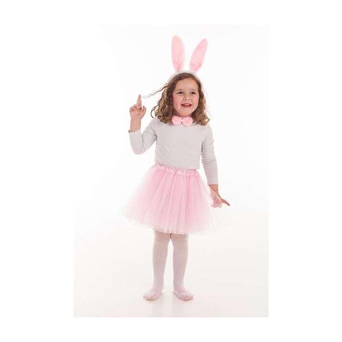 Disfraz para Niños Tutu Rosa Rosa claro Conejita 4 Piezas 1 Disfraz para Niños Tutu Rosa Rosa claro Conejita 4 Piezas 1
