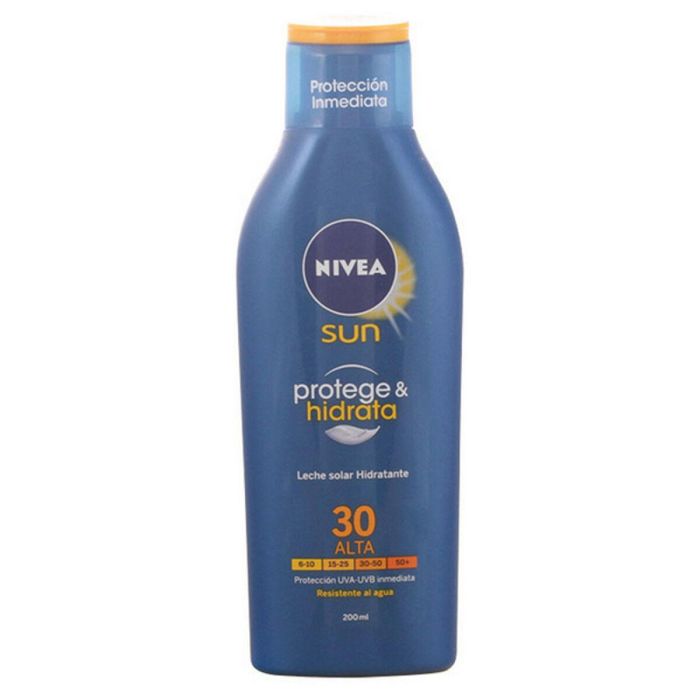 Leche Solar Protege & Hidrata Nivea SPF 30 (200 ml) 30 (200 ml) Leche Solar Protege & Hidrata Nivea SPF 30 (200 ml) 30 (200 ml)