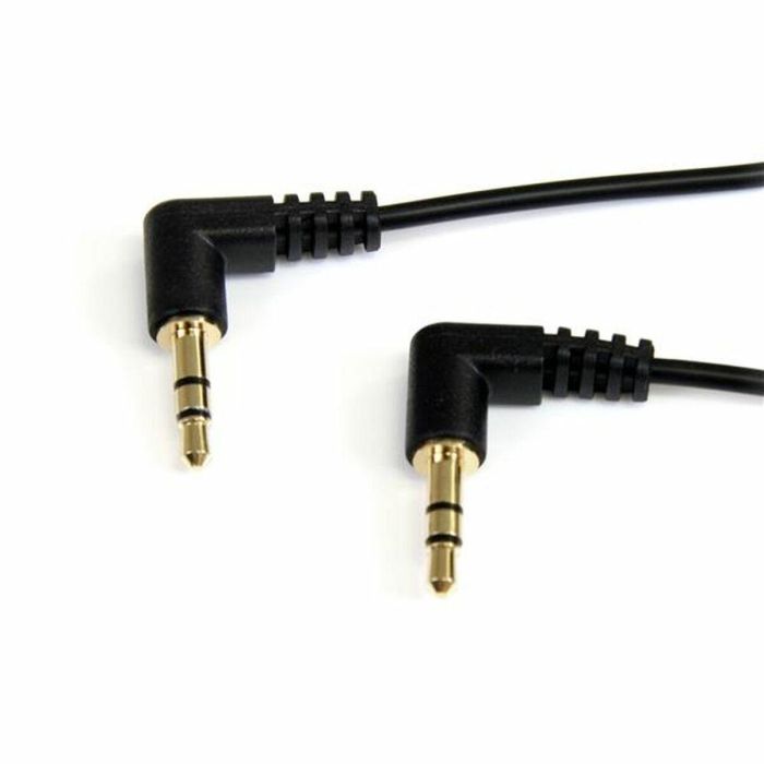Cable Audio Jack (3,5 mm) Startech MU3MMS2RA 0,9 m Negro Cable Audio Jack (3,5 mm) Startech MU3MMS2RA 0,9 m Negro