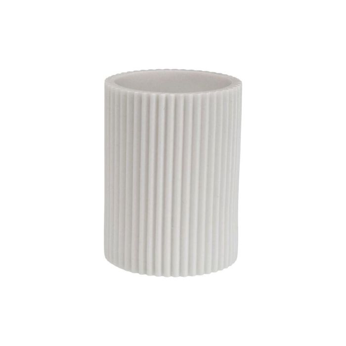 Portacepillos de Dientes Versa Blanco Resina 6,9 x 10,2 x 6,9 cm 1 Portacepillos de Dientes Versa Blanco Resina 6,9 x 10,2 x 6,9 cm 1