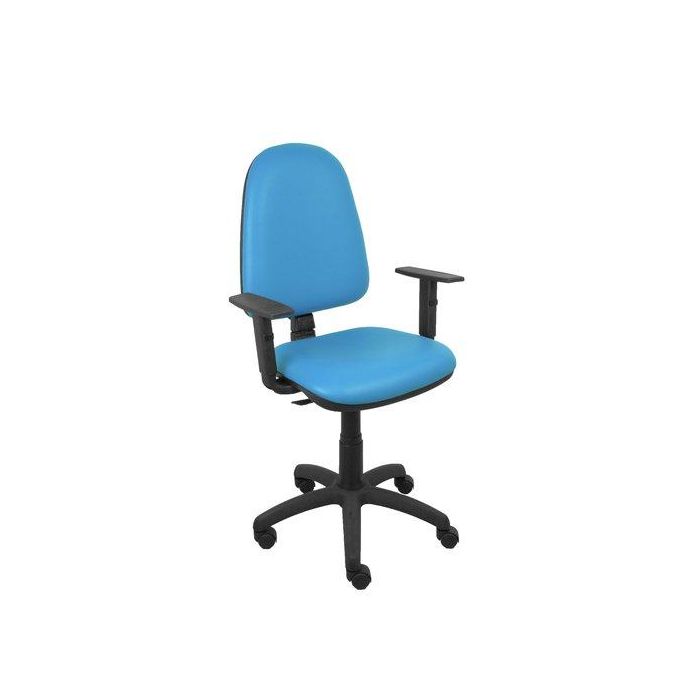 Silla Piqueras Y Crespo Ayna Brazos Regulables Mecanismo Contacto Permanente Con Regulacion De Profundidad Asiento Y Respaldo Tapizado Similpiel Azul Claro