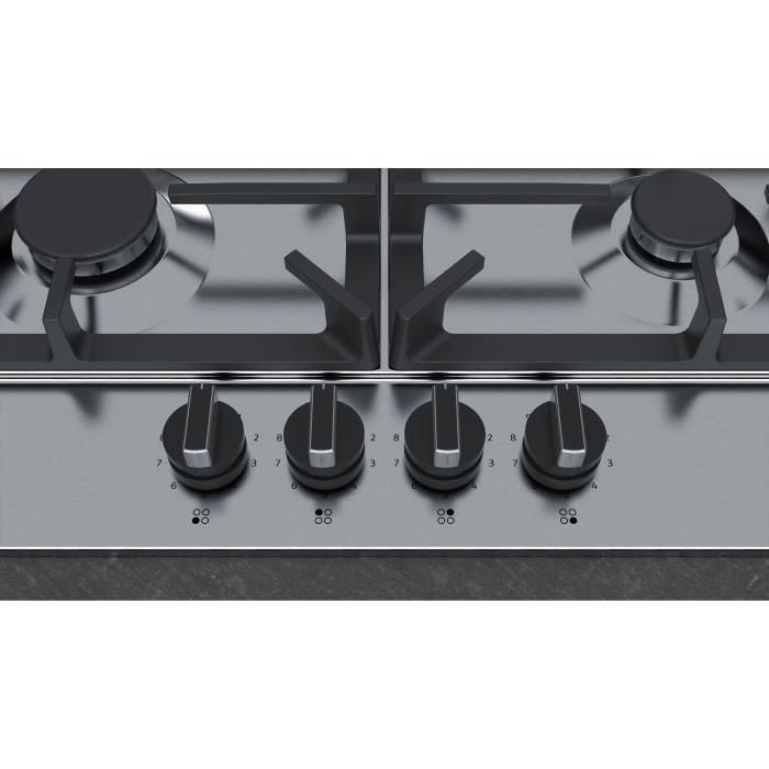 Mesa de Gas Neff T26Ds49N0 - 60Cm - 4 Chimeneas - Flameselect - Inox 3 Mesa de Gas Neff T26Ds49N0 - 60Cm - 4 Chimeneas - Flameselect - Inox 3