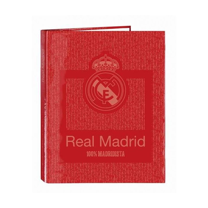 Carpeta de anillas Real Madrid C.F. A4 (26.5 x 33 x 4 cm) Carpeta de anillas Real Madrid C.F. A4 (26.5 x 33 x 4 cm)