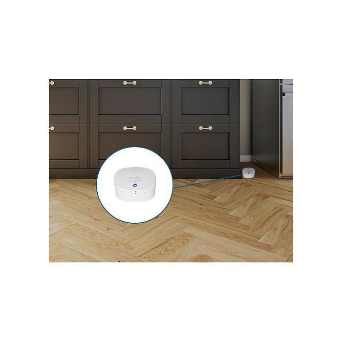 EUFY Eufy T89203D1 Sensor de Alarma de Inundación y Escarcha, Inalámbrico Wi-Fi, Blanco, Sensor de Humedad y Temperatura