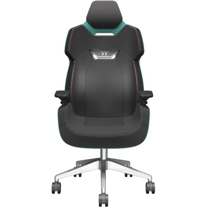 Thermaltake GGC-ARG-BGLFDL-01 Silla Gaming Argent E700 Turquoise Cuero, Ergonómica, 4D, 150kg