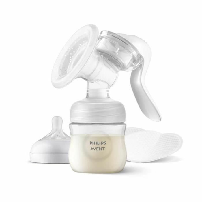 Philips Avent SCF430/20 Bombas de Leche Manuales - Tecnología de Movimiento Natural - Estimulación Dulce - Fácil de Limpiar