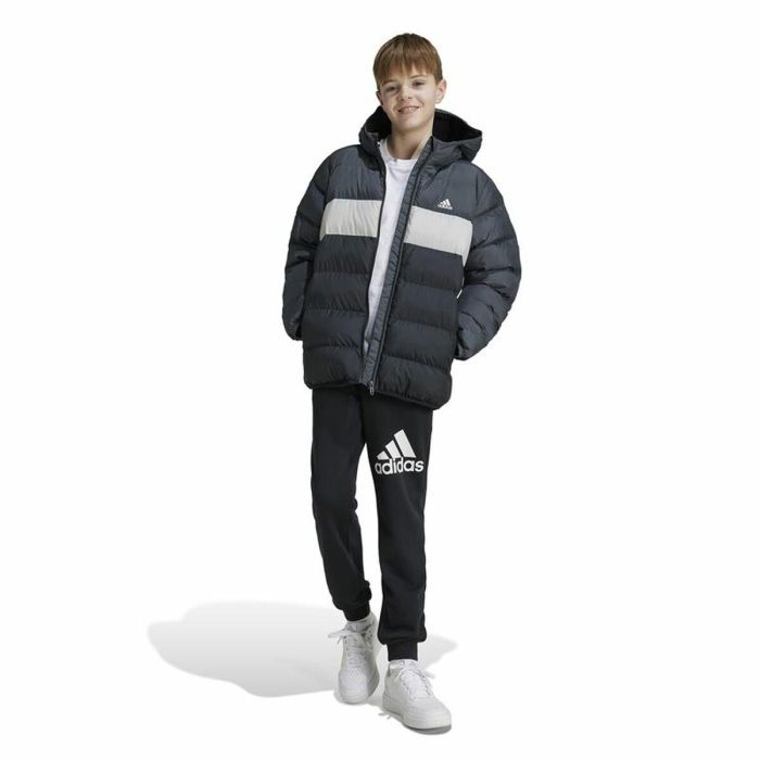 Chaqueta Deportiva para Niños Adidas Cazadora Synthetic Down Infantil Negro Gris 3