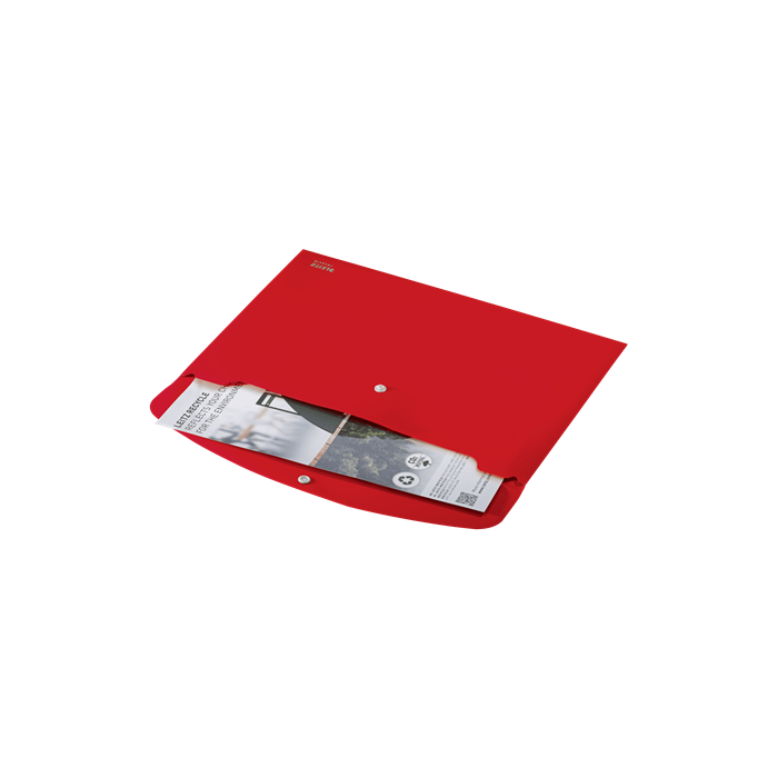 Leitz 46780025 Sobres Polipropileno Opaco A4 con Broche Boton Recycle Rojo 2 Leitz 46780025 Sobres Polipropileno Opaco A4 con Broche Boton Recycle Rojo 2