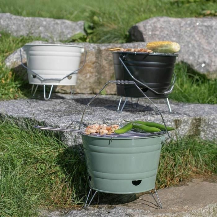 Livoo DOC327N Barbacoa de Carbón Portátil, Fabricada en Acero Inoxidable, con Superficie de Cocción Ø27 cm y 24 cm de Altura 2 Livoo DOC327N Barbacoa de Carbón Portátil, Fabricada en Acero Inoxidable, con Superficie de Cocción Ø27 cm y 24 cm de Altura 2