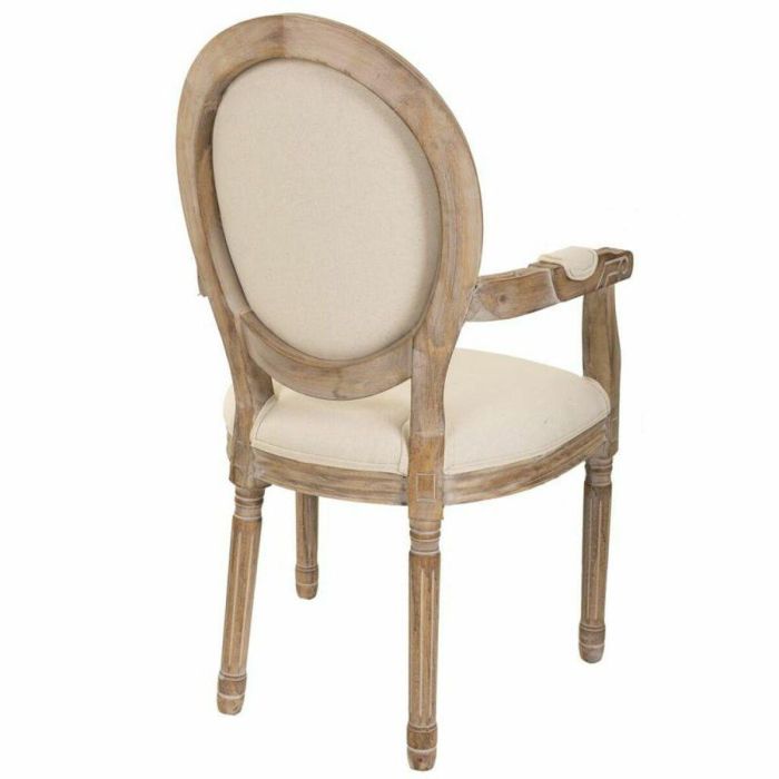 Silla de Comedor Alexandra House Living Beige 46 x 96 x 55 cm 3