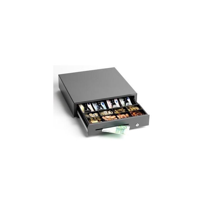 Star Micronics CB-2002 Charcoal Grey Cash Drawer, 4 flat note sections, 8 coin slots and cheque/large slot Star Micronics CB-2002 Charcoal Grey Cash Drawer, 4 flat note sections, 8 coin slots and cheque/large slot