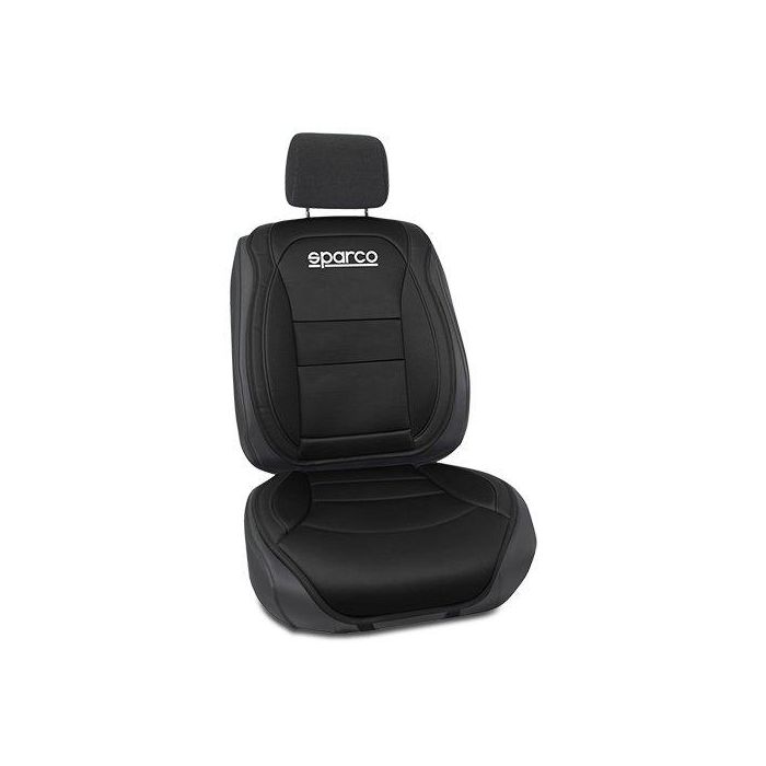 Abc SPCS424BK Respaldo Universal para Asiento Delantero de Coche - Confort Acolchado Negro Poliéster PVC, Durable y Fácil Limpieza 1 Abc SPCS424BK Respaldo Universal para Asiento Delantero de Coche - Confort Acolchado Negro Poliéster PVC, Durable y Fácil Limpieza 1