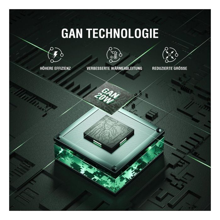 4smarts Cargador PDPlug Duos Slim 20W GaN USB-C/A+USB-C Cable Blanco 541509 7