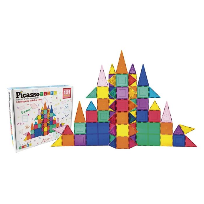 Picasso Tiles Bloques Magnéticos 101 Piezas para Niños +3 Años Juguete Educativo STEM Construcción Creativa 0 Picasso Tiles Bloques Magnéticos 101 Piezas para Niños +3 Años Juguete Educativo STEM Construcción Creativa 0