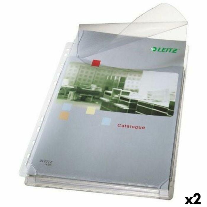 Fundas Leitz De fuelle Solapa A4 (5 Piezas) (2 Unidades) Fundas Leitz De fuelle Solapa A4 (5 Piezas) (2 Unidades)