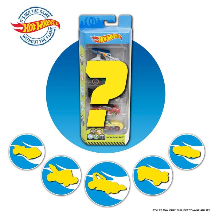 Coche hot wheels. pack de 5 coches. - modelos surtidos 1 Coche hot wheels. pack de 5 coches. - modelos surtidos 1