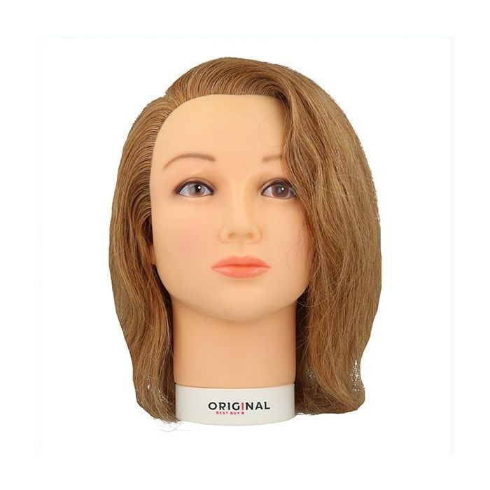 Sinelco Cabeza De Maniquí Isaline 40Cm (0030211) Cabello Humano