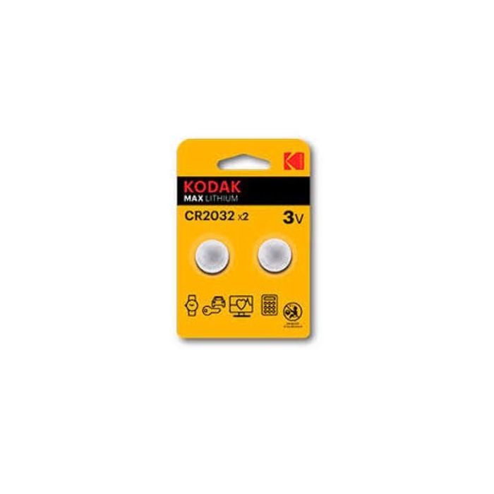 Kodak Pila de Botón Litio Ultra CR2032 - Alta Densidad Energética