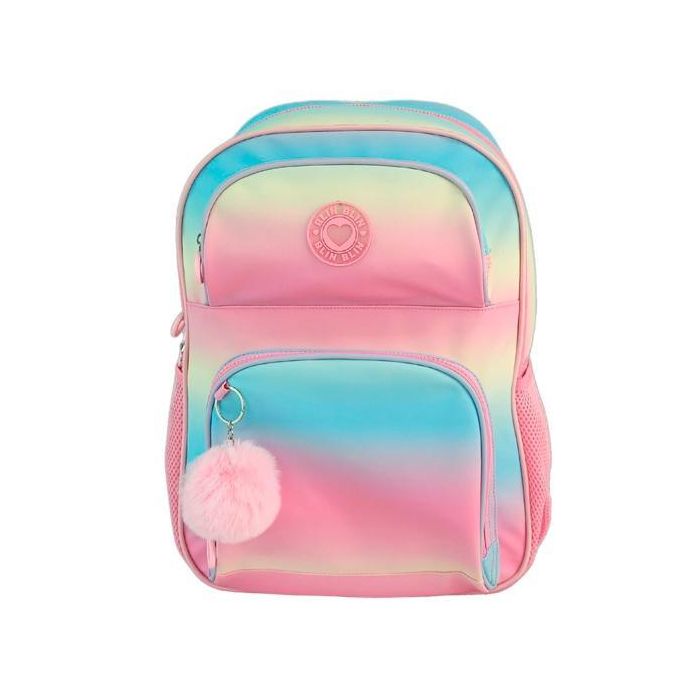 Toybags Mochila Primaria Blin Blin Gradient Pink Doble Compartimento 44x31x17 cm Adaptable A Carro Toybags Mochila Primaria Blin Blin Gradient Pink Doble Compartimento 44x31x17 cm Adaptable A Carro