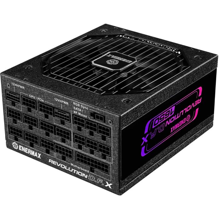 Enermax Fuente Alimentación ATX Revolution D.F. X 1650W 80 PLUS Gold Modular, Ventilador 140mm para Gaming y Estaciones de Trabajo 7 Enermax Fuente Alimentación ATX Revolution D.F. X 1650W 80 PLUS Gold Modular, Ventilador 140mm para Gaming y Estaciones de Trabajo 7