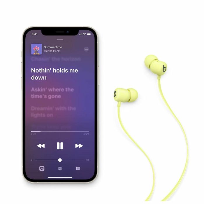 Auriculares Apple Beats Flex Amarillo 1
