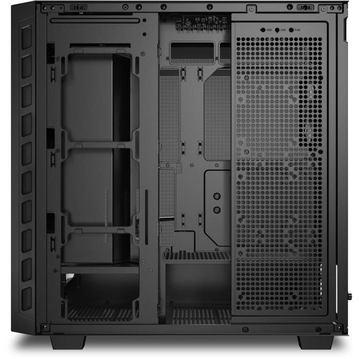 Sharkoon Rebel C80M RGB ATX Midi Tower Caja de PC Negra con Iluminación RGB 9