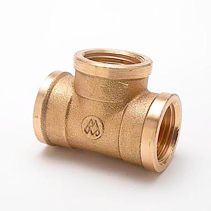 Te h-h-h 3/4" latón Te h-h-h 3/4" latón