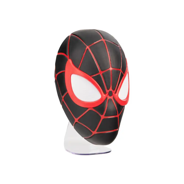 Wondee Lampara Mascara Miles Morales Spider-Man, Luz Decorativa LED 5W, 180 Lumenes, 180x115x175 mm 1