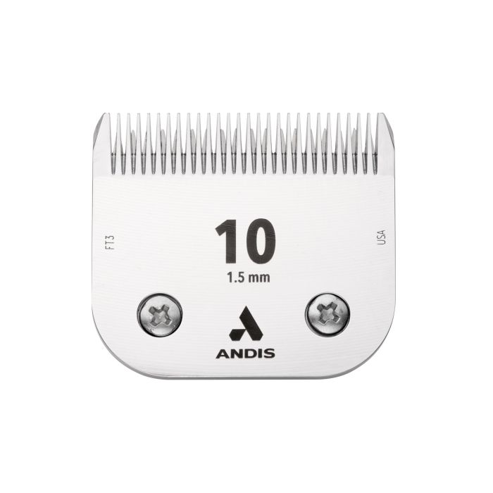 Andis Cuchilla S-10 Cerámica para Máquinas de Corte, 1.5 mm, Acero Carbonizado, Permanece Fría y Duradera 3