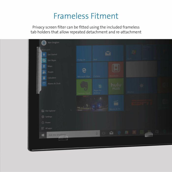Filtro de Privacidad para Monitor Kensington 626486 23,8" 2
