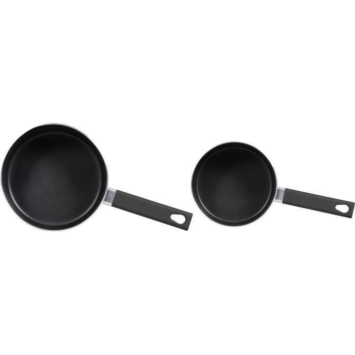 Livoo MEP154R Juego de 2 cacerolas antiadherente sin PFOA/PFOS con mango de silicona, apto para todo tipo de fuegos, inducción 3 Livoo MEP154R Juego de 2 cacerolas antiadherente sin PFOA/PFOS con mango de silicona, apto para todo tipo de fuegos, inducción 3