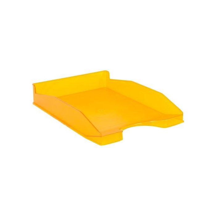 Bandeja Sobremesa Traslucida Naranja