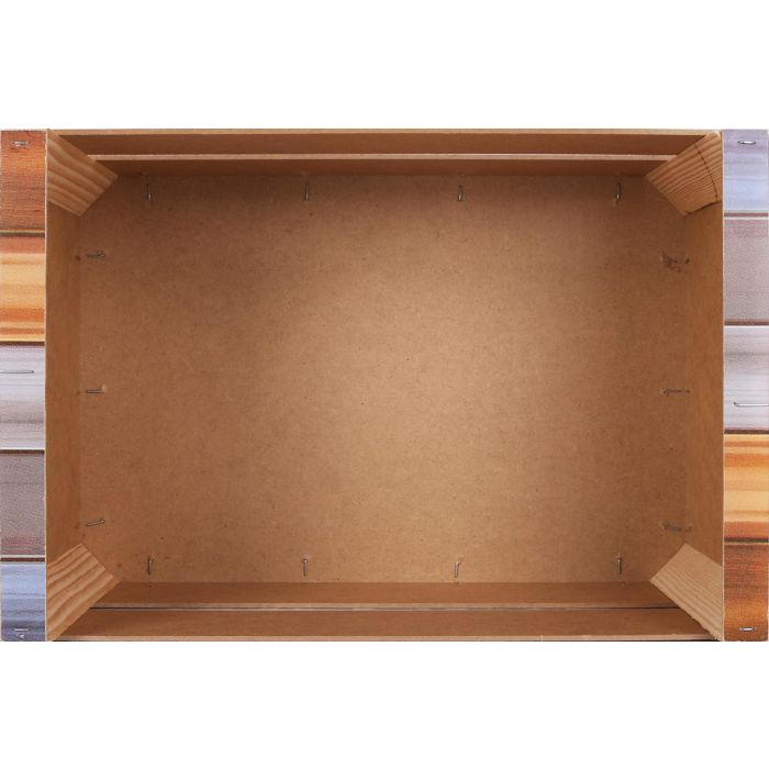 Confortime Caja Wood Brillo 44 cm x 28.5 cm x 23 cm Natur (3 Unidades)