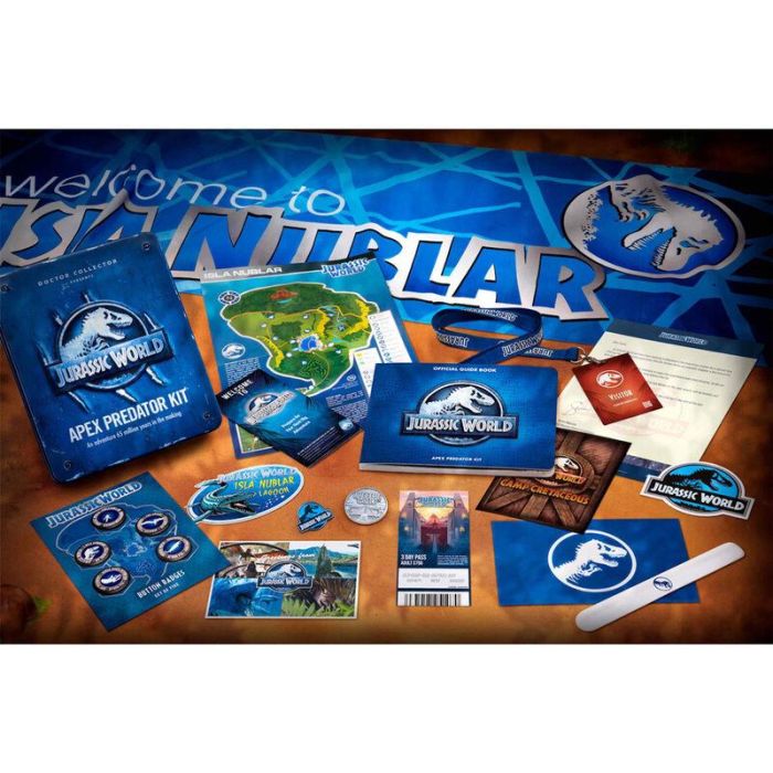 Sd toys Jurassic World Apex Predator Kit - Kit de Bienvenida con Libro Guía Oficial, Bandera y Más 1 Sd toys Jurassic World Apex Predator Kit - Kit de Bienvenida con Libro Guía Oficial, Bandera y Más 1