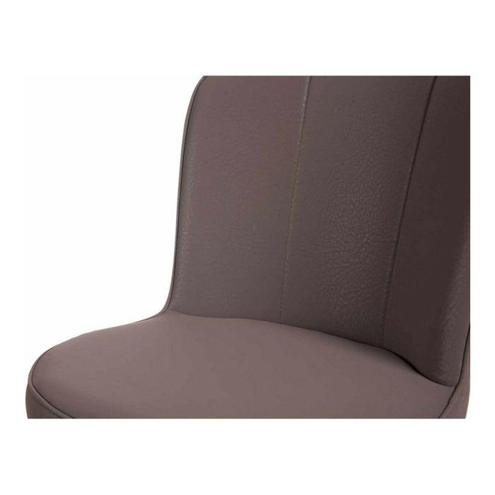 Sillón Morado Concha Polipiel Acero (53 x 88 x 67 cm) 2