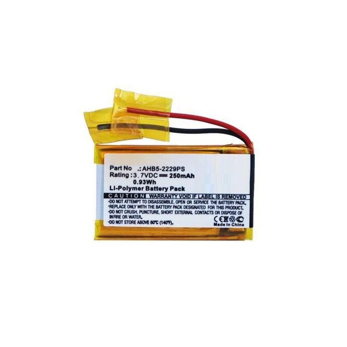 CoreParts Battery for Wireless Headset 0.92Wh Li-Pol 3.7V 250mAh Black, for Jabra Pro 900, Pro 920, PRO 923, PRO 930, PRO 935 CoreParts Battery for Wireless Headset 0.92Wh Li-Pol 3.7V 250mAh Black, for Jabra Pro 900, Pro 920, PRO 923, PRO 930, PRO 935