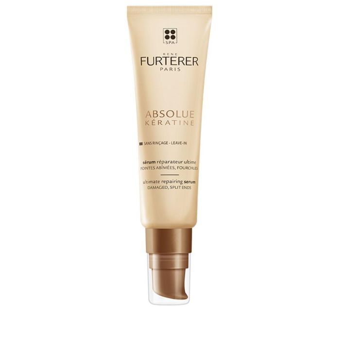 Rene Furterer ABSOLUE KERATINE Sérum Reparación Extrema Cabello Dañado y Puntas Abiertas Sin Aclarado, Protección Calor y Vegano 30 ml