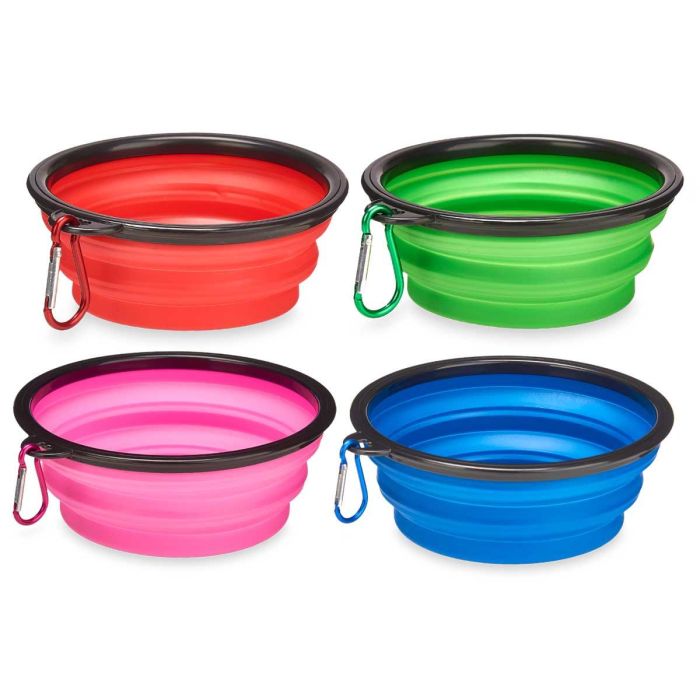 Comedero Bebedero Silicona Plegable 12,5Cm Surtidos Mascow (24 Unidades) 1 Comedero Bebedero Silicona Plegable 12,5Cm Surtidos Mascow (24 Unidades) 1