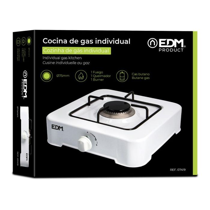 Cocina de gas esmaltada 1 fuego edm 1