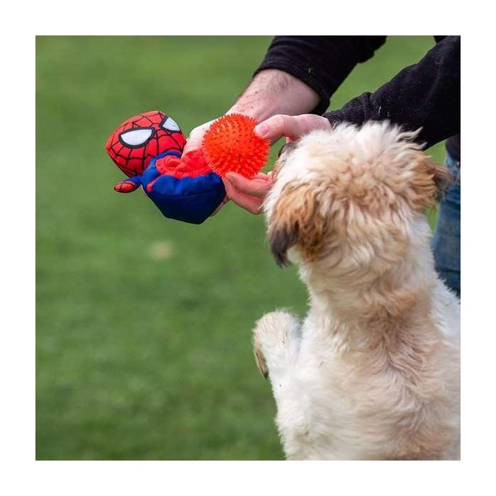 Cerdá Peluche Pelota Spiderman para Perro, Rojo 11x18x10 cm 5