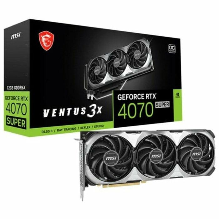 Tarjeta Gráfica MSI VGAMISNVDM216 GEFORCE RTX 4070 RTX 4070 SUPER 12 GB GDDR6 GDDR6X