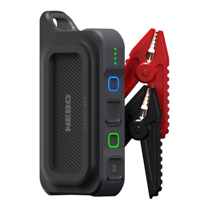 Arrancador 800amps+powerbank 8100 mah assist 800 jump starter. nebo 1