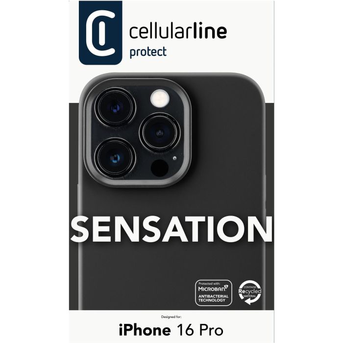 Cellularline Sensation Case iPhone 16 Pro Black 3 Cellularline Sensation Case iPhone 16 Pro Black 3