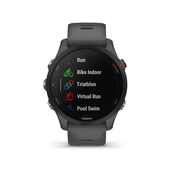 Garmin Forerunner 255 Reloj GPS Deportivo Smartwatch Gris con Monitor de Frecuencia Cardíaca y Resistencia al Agua 4