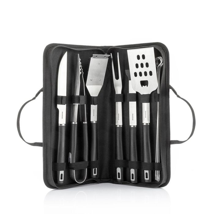 Kit de Utensilios para Barbacoa con Maletín BBSet InnovaGoods 12 Piezas 4 Kit de Utensilios para Barbacoa con Maletín BBSet InnovaGoods 12 Piezas 4