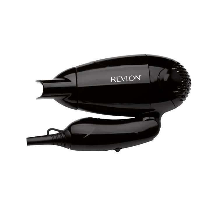 REVLON RVDR5305E - Secador de viaje - 1200 W - 2 calores - 2 velocidades - Asa plegable de doble voltaje 2 REVLON RVDR5305E - Secador de viaje - 1200 W - 2 calores - 2 velocidades - Asa plegable de doble voltaje 2