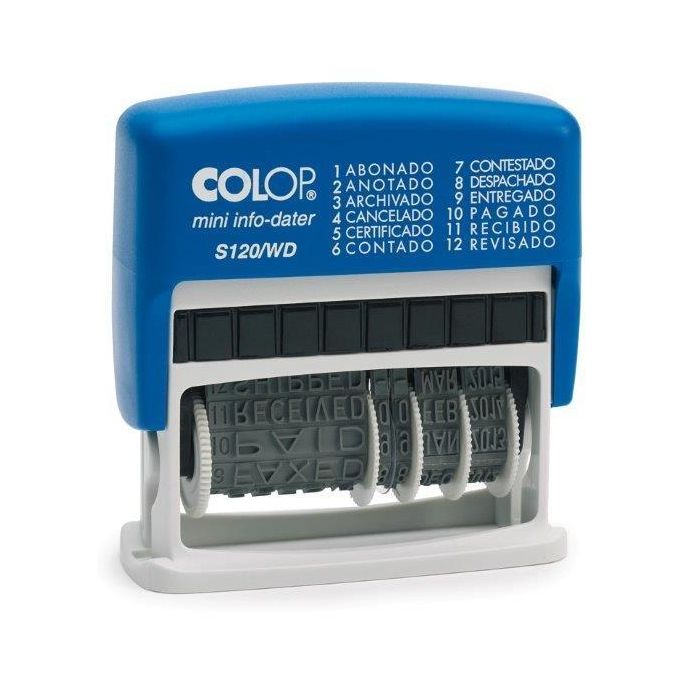 Colop Formula-Fechador Mini Mod.S120-Wd Azul Colop Formula-Fechador Mini Mod.S120-Wd Azul
