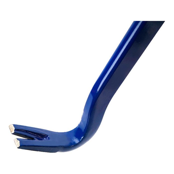 Workpro Palanca pata de cabra 914 mm, perfil delgado para zonas difíciles, saca clavos integrado, color azul 1